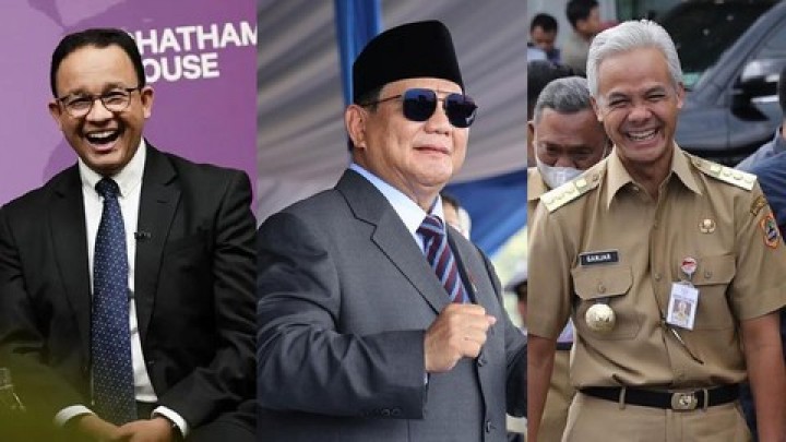 Survei Polling Institute: Prabowo Unggul Lawan Anies dan Ganjar. (Dok. CNBC Indonesia)