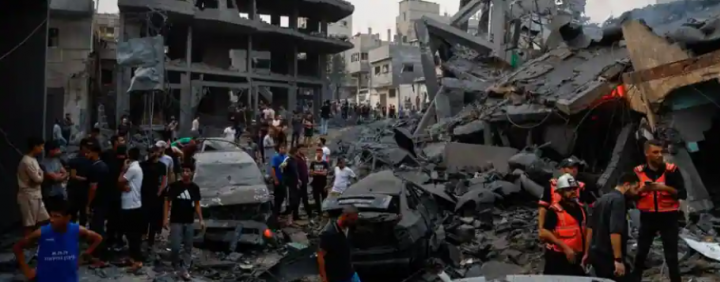 Gaza setelah serangan Israel /Reuters