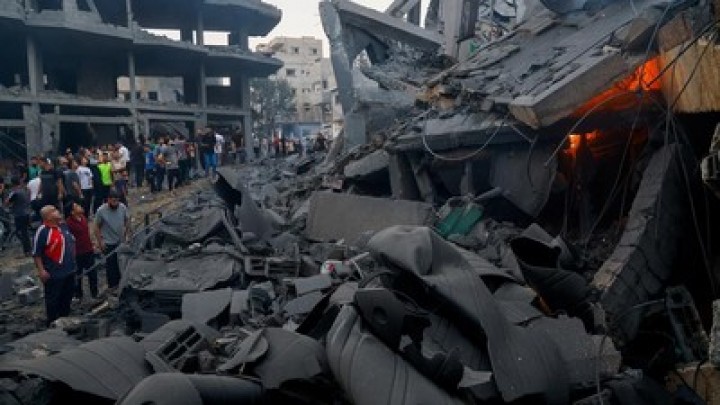 Israel Jatuhkan 6 Ribu Bom Selama 6 Hari di Gaza, 1.400 Orang Palestina Tewas. (X/Foto)