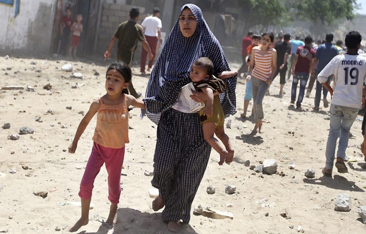 Ratusan Ribu Warga Palestina Mengungsi Akibat Serangan 'Biadab' Israel di Gaza. (icrc.org/Foto)