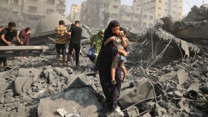 Bak 'Kota Hantu', Israel Minta 1,1 Juta Warga Palestina Pergi Tinggalkan Gaza dalam 24 Jam. (BBC/Foto)