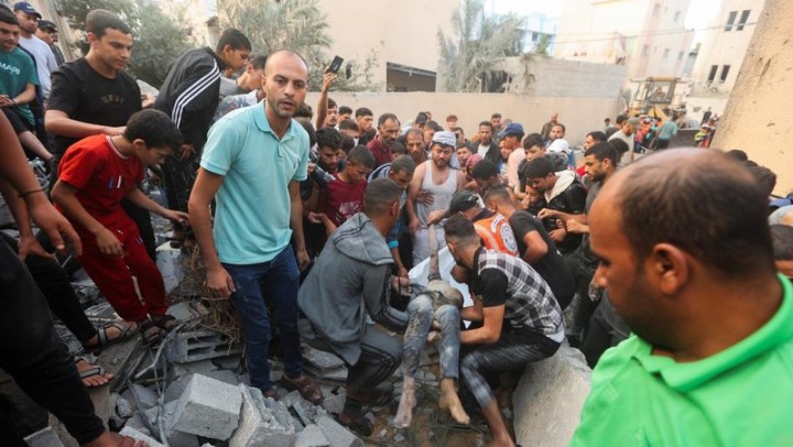 RS di Gaza Penuh, Krisis Air sampai Ancaman Kelaparan Warga Palestina Akibat Blokade Israel di Perbatasan Rafah. (CNBC Indonesia.com/Foto)