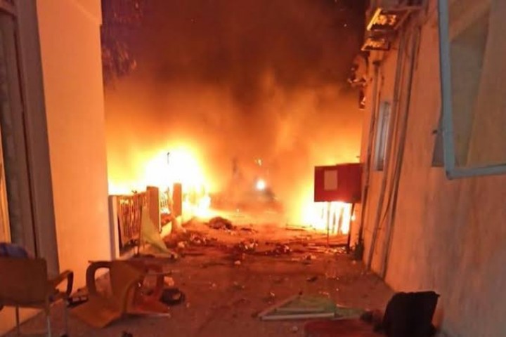 Rumah sakit digaza di bom Israel, ratusan warga tewas (net)