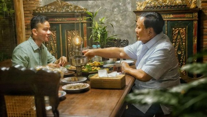 Sah! Prabowo Umumkan Gibran Rakabuming Raka sebagai Cawapresnya di Pilpres 2024. (Tangkapan Layar Instagram @prabowo)