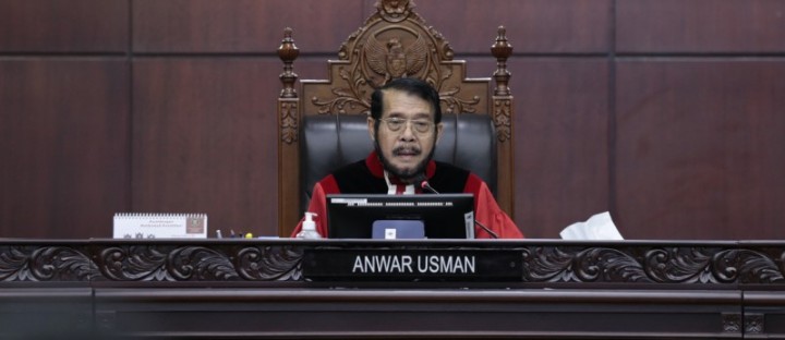 Posisi Prabowo Aman, MK Tolak Gugatan Batas Usia Maksimal Capres-Cawapres 70 Tahun yang Dilayangkan Aktivis 98. (Dok. Kementerian Konstitusi RI)