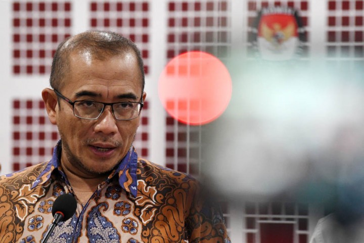 Ketua Komisi Pemilihan Umum Republik Indonesia (KPU RI) Hasyim Asy’ari. Sumber: tempo.co