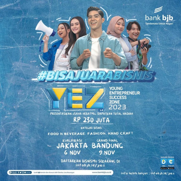 bank bjb selenggarakan  Young Entrepreneur Success Zone (YEZ) 3.0.