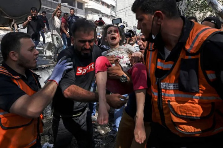 UPDATE: 7.960 Warga Tewas Akibat Genosida Israel ke Gaza, Mayoritas Anak-anak jadi Korban. (sindonews.com/Foto)