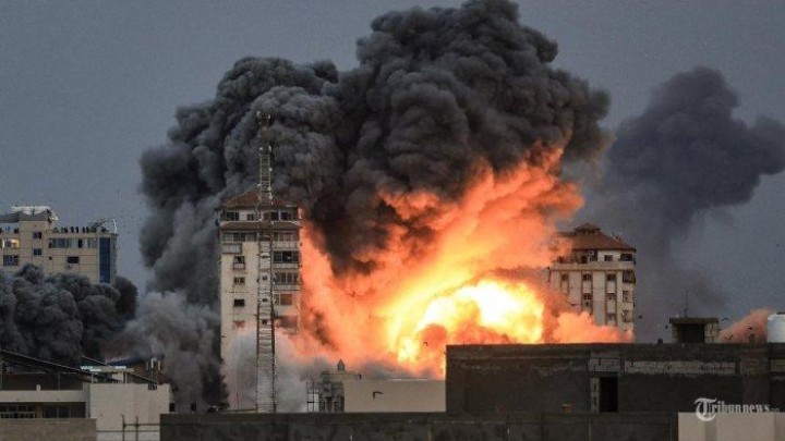 Serangan Israel Dinilai Lebih Dahsyat dari AS soal Hiroshima, 18 Ribu Bom Jatuh ke Gaza Palestina. (CNN/Foto)