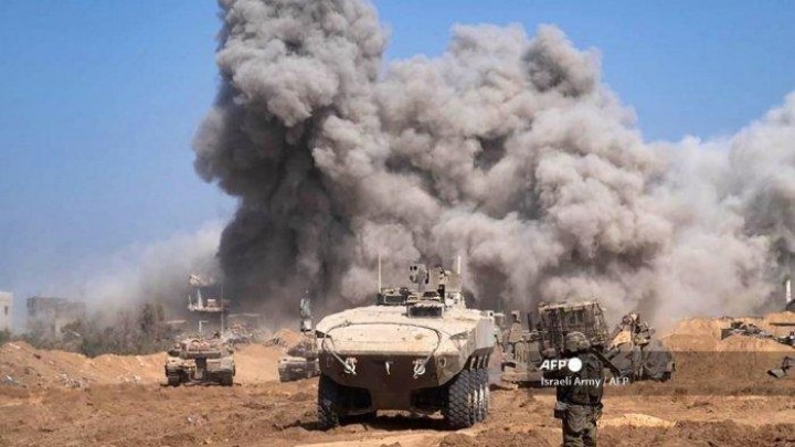 Tolak Genjatan Senjata, Tentara Israel Klaim Kepung Gaza dan Bakal Belah jadi Dua. (X/Foto)