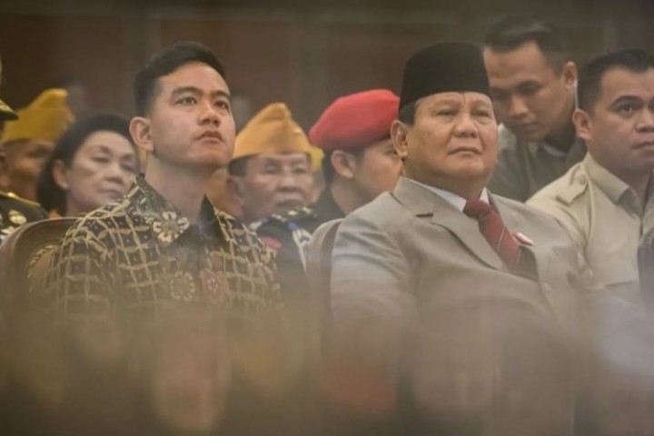 Bacapres Prabowo Subianto dan bacawapres Gibran Rakabuming. Sumber: pikiran rakyat