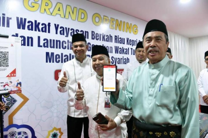 Peresmian Nazhir Wakaf Yayasan Berkah Riau Syariah