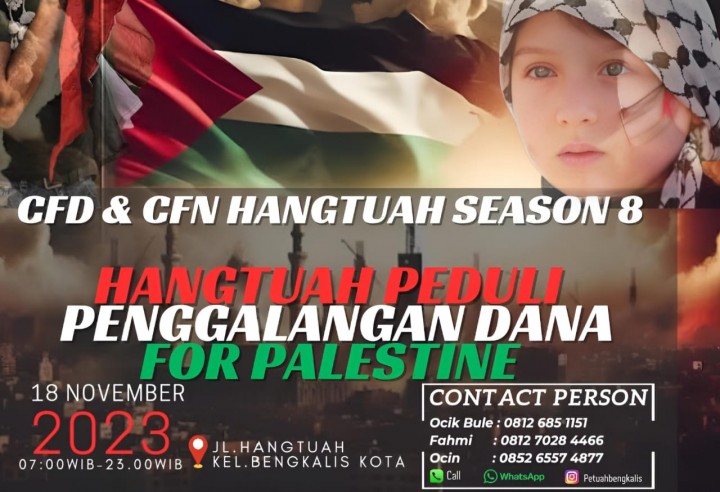 PETUAH EO Season VIII Akan Gelar CFD & CFN Serta Lelang Donasi Palestina.