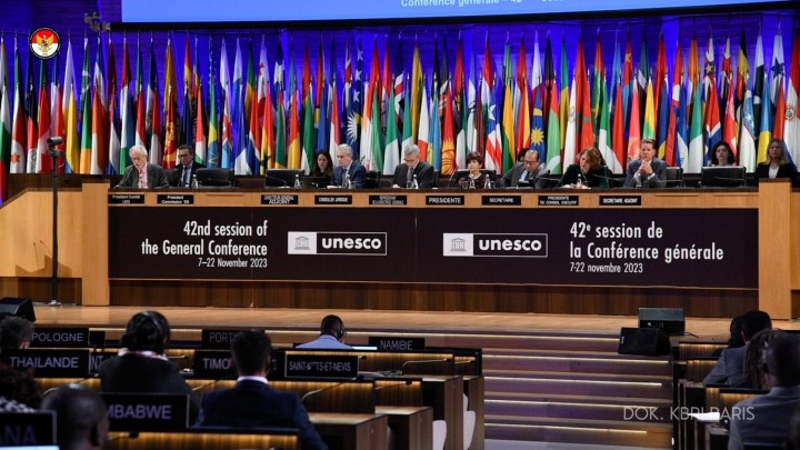 Bangga! Bahasa Indonesia Ditetapkan Jadi Bahasa resmi Konferensi Umum UNESCO. (Tangkapan Layar/ulasan.co)