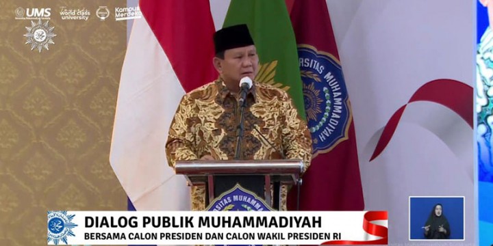 Calon presiden dari Koalisi Indonesia Maju, Prabowo Subianto. Sumber: rmol.id