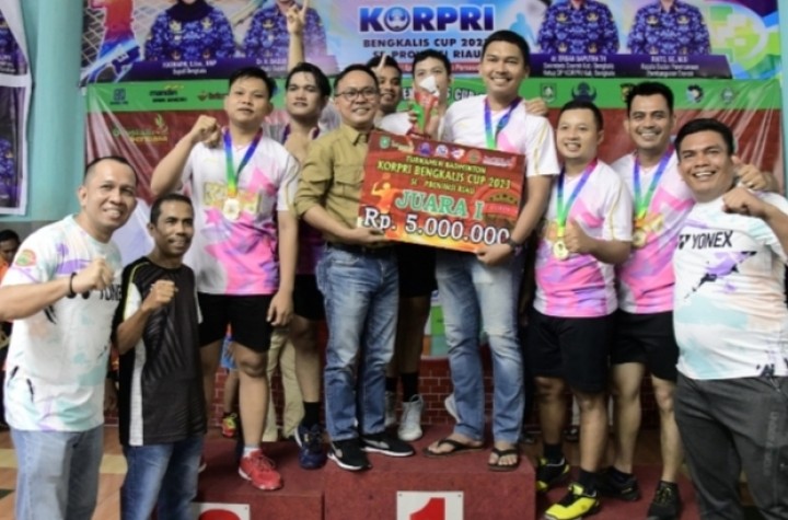Juara I Badminton Korpri Cup 2023