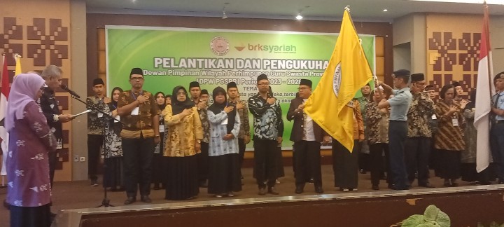 Diketuai Husaimi Hamidi, DPW Persatuan Guru Swasta Provinsi Riau Periode 2023-2028 Resmi Dikukuhkan