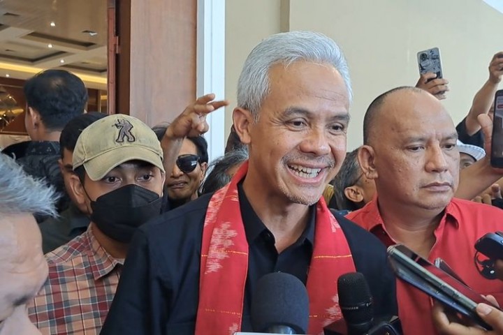 Ganjar Pilih Kampanye di Palu saat Mahfud Hadiri Halaqah Kebangsaan di Bekasi. (Tangkapan Layar/Kompas.com)