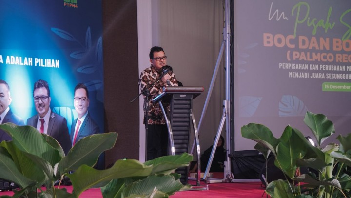 Rurianto resmi memimpin PalmCo Regional 3 didampingi Arief Subhan Siregar sebagai SEVP Operation dan Ahmad Diponegoro selaku SEVP Business Support