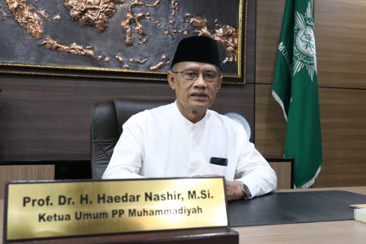 Ketum Muhammadiyah Haedar Nashir soal Debat Paslon di Pilpres 2024. (Muhammadiyah)