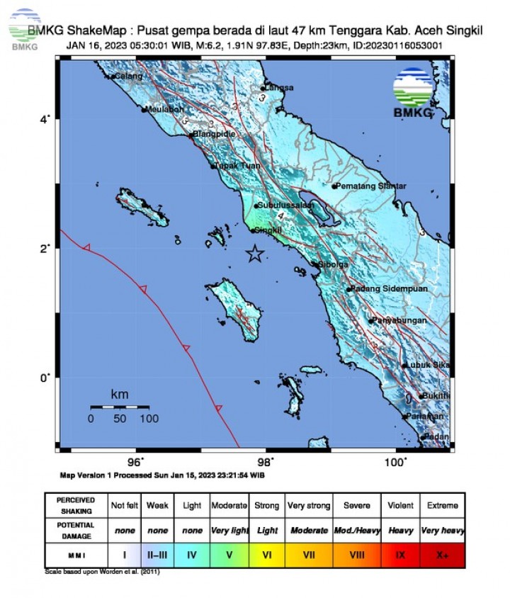 Aceh Diguncang Gempa Bumi Magnitudo 6.6, Berikut Penjelasan BMKG. (bmkg.go.id)
