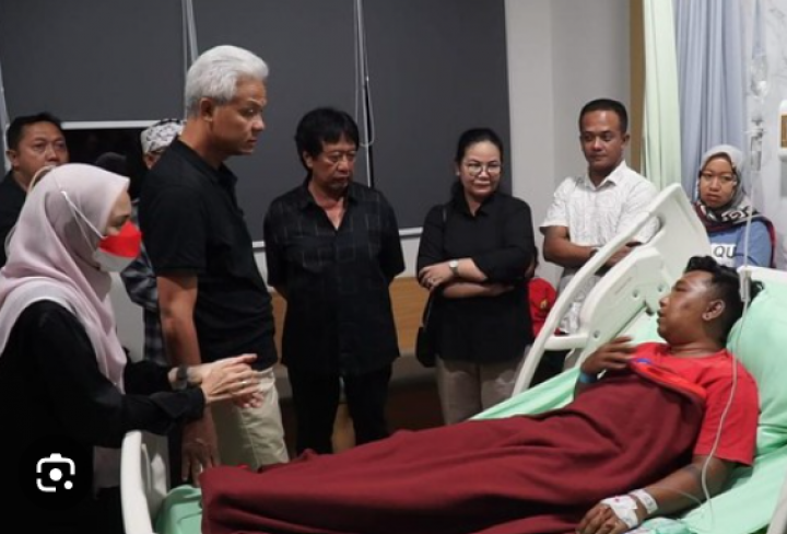 Kondisi Terkini Relawan Ganjar Korban Penganiayaan Oknum TNI di Boyolali: Memar, Gigi Patah. (X/Foto)