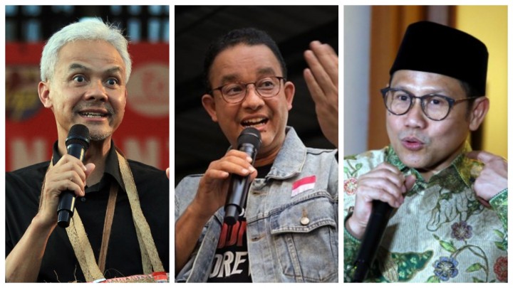 Ganjar, Anies dan Cak Imin Ramai-ramai Tanggapi Jokowi usai Sebut 'Debat Capres Serang Personal'. (Kolase/Ganjar:@ganjar_pranowo, Anies:@aniesbaswedan, Cak Imin:X)