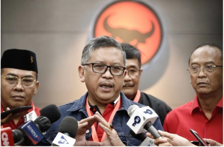 Hasto Beberkan Pesan Anies Baswedan untuk Megawati saat HUT PDIP. (X/PDIP_Perjuangan)