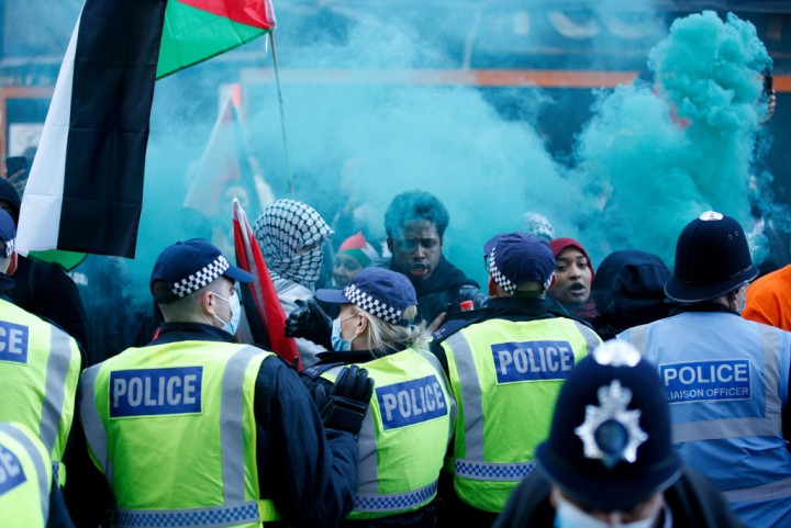Polisi London Tangkap 6 Aktivis Pro-Palestina, Sebut Tindakan Mereka Merusak Bursa Efek. (thearabnews/Foto)