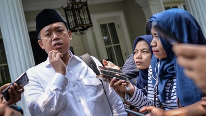 Tim Kampanye Nasional (TKN) Prabowo-Gibran yang diwakili Sekretaris TKN Prabowo-Gibran, Nusron Wahid. Sumber: Tirto.id