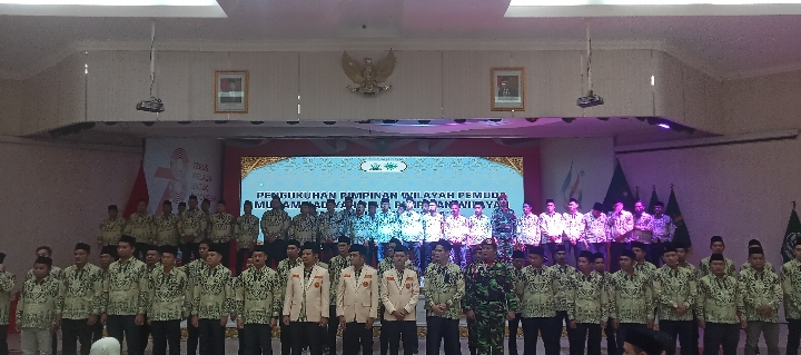 Pelantikan Pengurus wilayah pemuda Muhammadiyah Riau di gedung Serindit provinsi Riau 
