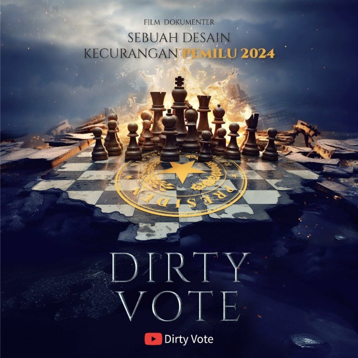 Poster film dokumenter Dirty Vote. Sumber: YouTube