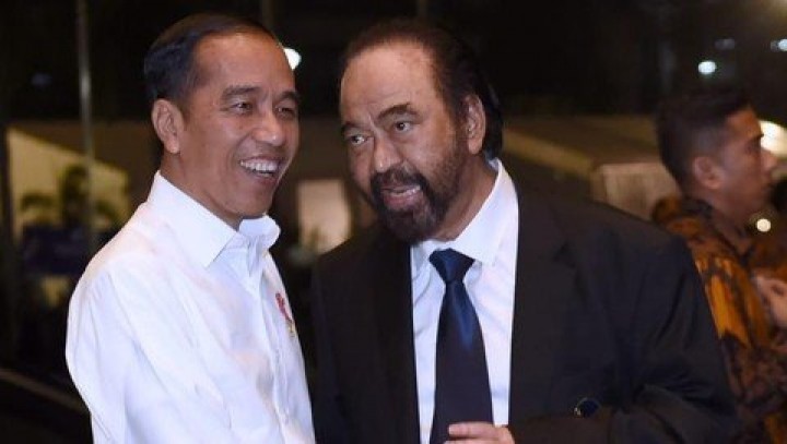 Terungkap Fakta Dibalik Pertemuan Jokowi dengan Surya Paloh di Istana Usai Pilpres 2024. (X/@Balcpitt2)