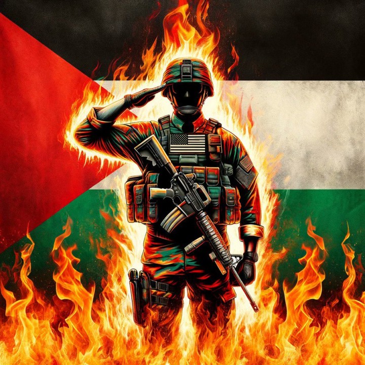 Viral Protes 'Bebaskan Palestina', Anggota Militer AS Ini Bakar Diri hingga Tewas Didepan Kedubes Israel. (Ilustrasi)
