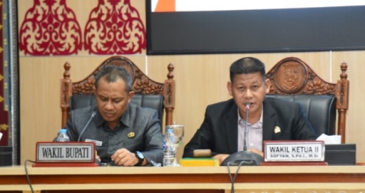 Wabup Bengkalis Bagus Santoso dan Wakil Ketua DPRD Bengkalis