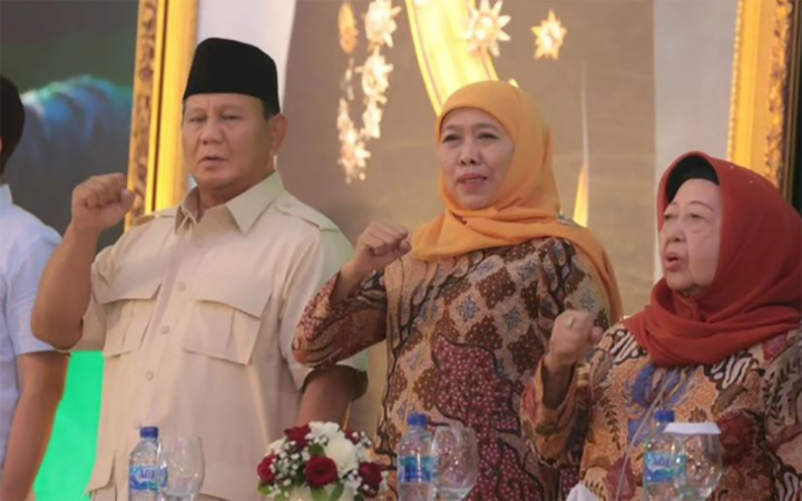Prabowo Subianto dan Khofifah