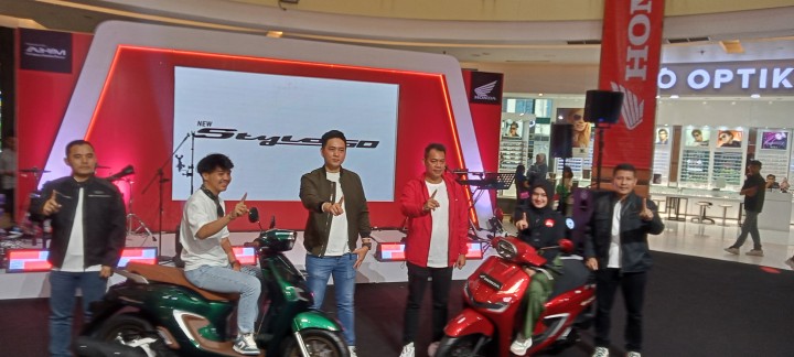 Capella Honda Riau Resmi Launching Skutik Premium Fashionable New Honda Stylo 160 di Mall SKA Pekanbaru 