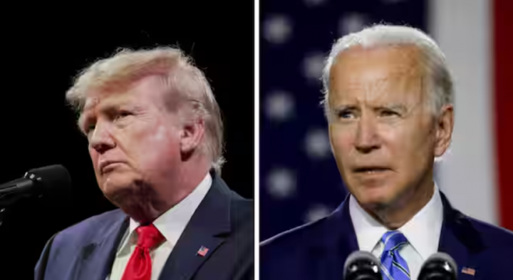 Donald Trump (kiri) dan Joe Biden (kanan) /Reuters