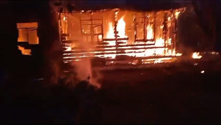 Rumah korban Suhaimi yang ludes terbakar