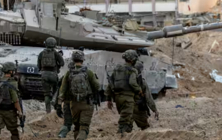 Tentara Israel di Jalur Gaza pada 8 November 2023 /Reuters