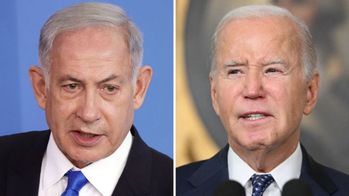 Biden Peringkatkan Netanyahu soal Serangan Darat ke Rafah Disaat Israel Kekeh Ingin Lenyapkan Hamas di Gaza. (X/Foto)