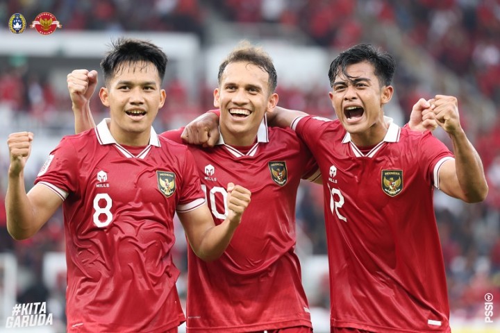 Menang Atas Vietnam, Ranking FIFA Indonesia Naik Lima Tingkat. (X/@PSSI)