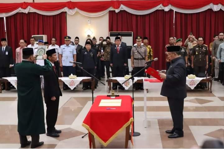 Indra dilantik sebagai PJ Sekdaprov Riau