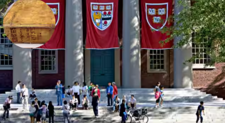 Kampus Universitas Harvard dan buku yang dijilid menggunakan kulit manusia /net