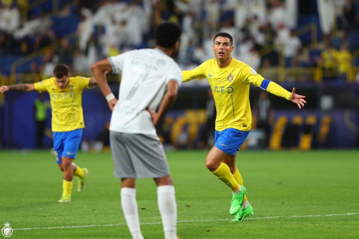 Cristiano Ronaldo Hat-trick, Al Nassr Bantai Al Tai dengan Skor 5-1. (X/@AlNassrFC_EN)