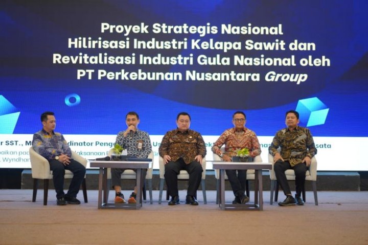 Kemendagri menggelar sosialisasi PSN PTPN grup kepada para kepala daerah di sumatera, baru-baru ini di hotel Wyndham Palembang