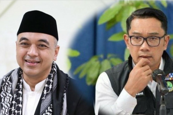 Ahmed Zaki Iskandar dan Ridwan Kamil. Sumber: JPNN