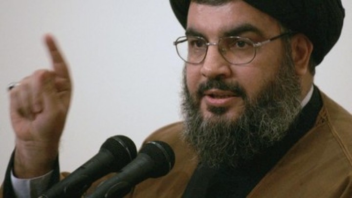 Potret Pemimpin Hizbullah. (X/Foto)
