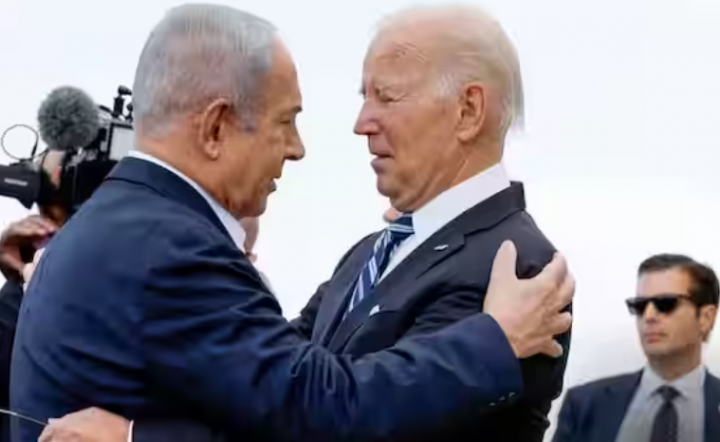 Presiden AS Joe Biden bertemu Perdana Menteri Israel Benjamin Netanyahu /Reuters