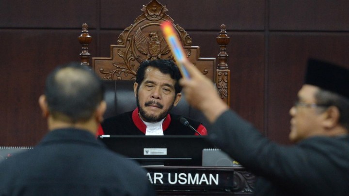Hakim Mahkamah Konstitusi Anwar Usman. Sumber: Tirto.ID